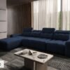AVELIO XII sofa with detached pouf acting as extra seating